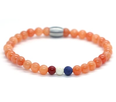 IbizaMen Kids - Jongens - Dames - armband - Oranje - Nederland - TeamNL - Koningsdag - 6mm - 17cm