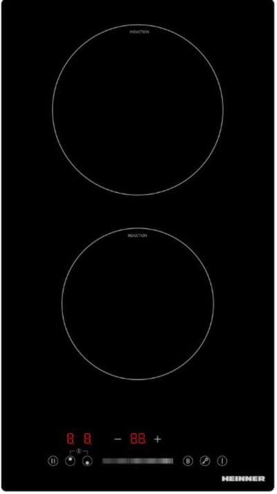 Heinner HBHI-M2ZBSTC Inbouw Inductiekookplaat – 2 Kookzones – 3500 W – Boost – Touch-Slider Bediening – Automatische Uitschakeling – Zwart Glas – 5 Jaar Garantie