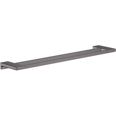 Hansgrohe AddStoris Q handdoekhouder wand dubbel - 65 - geborsteld zwart chroom (antraciet)