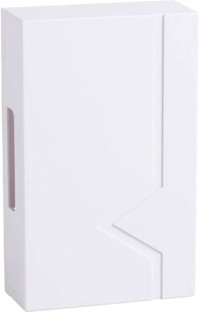 Deurbel Gong - Bel Geluid - Bezoekers Melden - 82 dB Geluidssterkte - 105x45x168 mm - Zuiver Wit