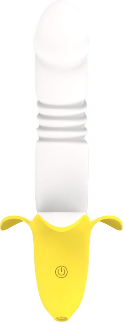 Cupitoys® Stotende vibrator banaan - 19,3cm - 12 standen standen - Vibrators voor vrouwen en mannen - Sex toys voor vrouwen en mannen