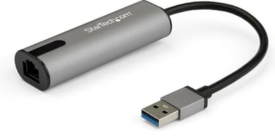StarTech.com USB 3.0 Type-A Aan 2.5 Gigabit Ethernet AV / multimedia paneel with 2.5GBASE-T - Netwerk AV / multimedia paneel