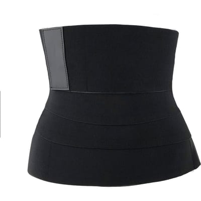 4 Meter Riem Afslankende Body Shaper Taille Trainer Gordel Schede Korset Buikcontrole Shapewear Buik Sauna Vetverbrander 4 Meters zwart