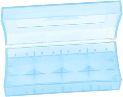 Batterijhouder - Opbergdoos Batterij - Batterijen Organiseren - Specifiek Ontworpen Binnenkant - 77 x 42 x 22 mm - Blauw