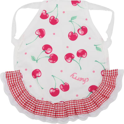 Selles de poulet Protège-ailes et dos Vêtement gilet pour animaux de compagnie Compatible pour poulets, canards et oies Cerise white