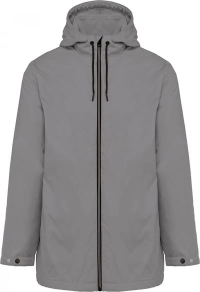 Kariban Uniseks fleecejas met gevoerde capuchon K6153 - SILVER - 3XL