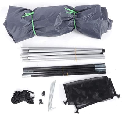 Auto Luifel Tent - Draagbare Luifel - Outdoor Beschutting - Scheurvast Materiaal - 60-76 ft² - Zwart