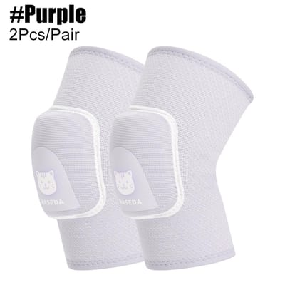 1 Paire Genouillères pour Enfants Éponge Douce Antidérapante Pour Patinage Danse Volleyball Cyclisme Genouillères Protectrices Garçons Filles M