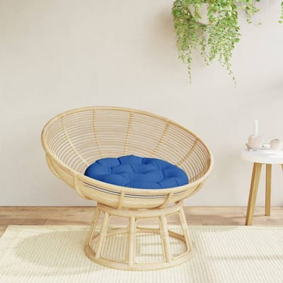 vidaXL Zitkussen rond Ø 60x11 cm oxford stof koningsblauw