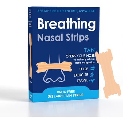 Bandes Nasales Anti-Ronflement Parfum Lavande Améliorent le Sommeil et l'Apport d'Air pour l'Exercice Respiration Forte Bandes Nasales Pour un Meilleur Repos