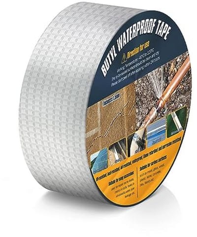 Butyl knipperende tape 50 mm x 5 m - waterdichte reparatape voor dak en zwembaden