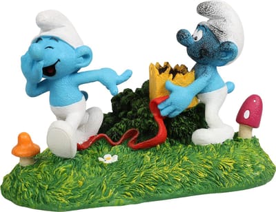 Aqua della smurfen bos lolsmurf action air 14,8x9,6x9,5cm meerkleurig