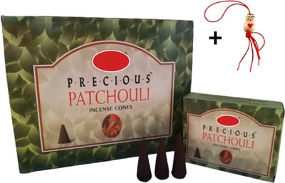 2 Pakjes - Wierook - Wierookkegeltjes - Kegeltjes - Kegels - Incense Cones - Patchouli - 20 Kegeltjes + Gelukspoppetje