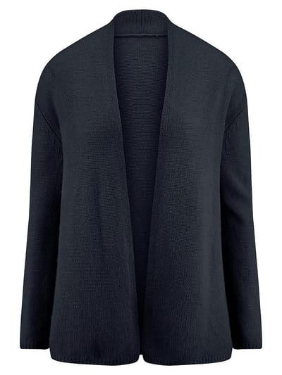 Vest en 100% kasjmier Van Peter Hahn blauw