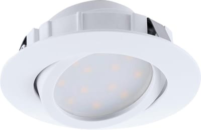 EGLO PINEDA INGEBOUWD. KIP Ø84 5,5W 360LM DAMPPB. WIT