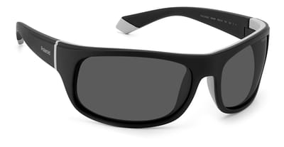 Polaroid Onbreekbare Extra Strong Polariserende Zonnebril Black & Grey Goed Omsluitende Bril Zwart