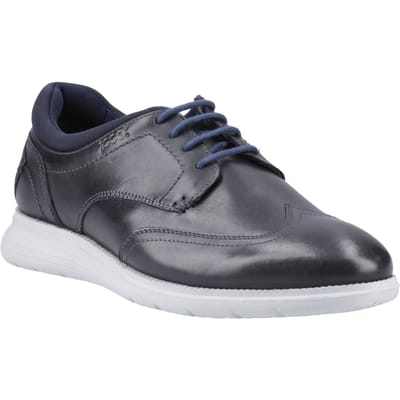 Pod Vantage Leer Heren Navy Veterschoenen
