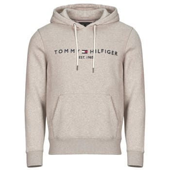 Tommy Hilfiger Core Hoodie - Bruin / cappuccino - Heren - Trui met Capuchon