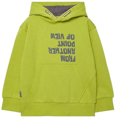 Boboli Fleece Sweatshirt Geel 4 Years Jongens