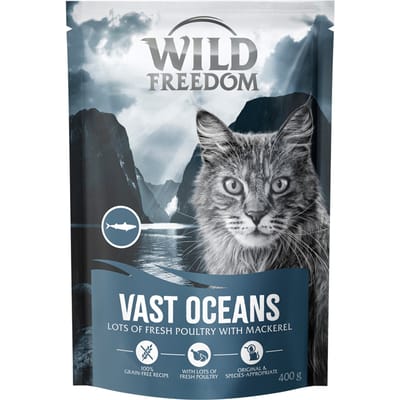 Wild Freedom Adult "Vast Oceans" met makreel - graanvrije receptuur - Nieuw Recept: 400 g