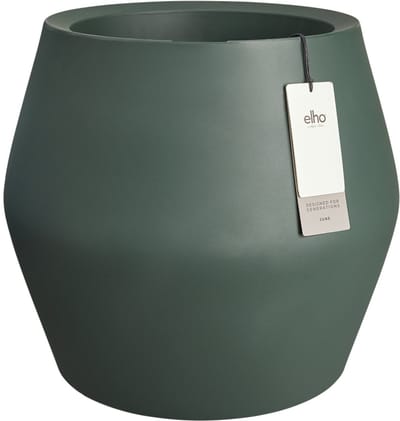 Elho June Split Low 46 - UV-bestendig en Kleurvaste Bloempot - Binnen & Buiten - Ø 46.0 x H 42.6 cm - Smaragdgroen
