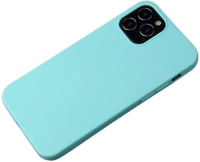 Cityhoesje - iPhone 15 Pro - Soft TPU Backcase - Matte Finish Coating Anti-Scratch – Licht Blauw