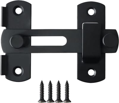Overslag slot - 100 x 70mm - Zwart