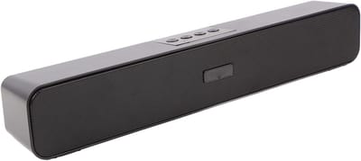 Draadloze en Bekabelde Soundbar voor PC en Laptop - Bluetooth, FM Radio & USB/SD Ondersteuning