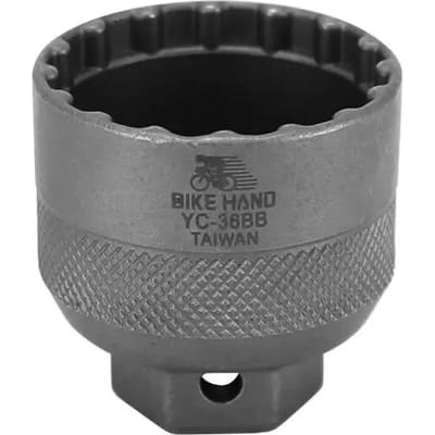 Gereedschap voor het demonteren van de bak van een fiets shimano P2R E6000