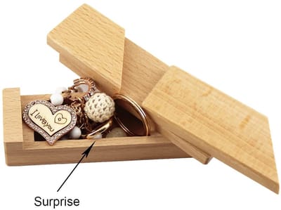Dailygoody - Houten Puzzelbox - Uitdagende Breinbreker - Verstevigd Hout - Verborgen Compartimenten - Creatieve Denkspelletjes - Geschikt voor Volwass