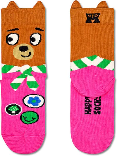 Happy Socks kids sokken bear scout multi