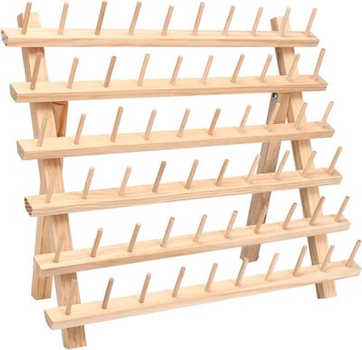 60 Pins Robuust beukenhouten Garenrek