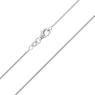Cavill - Zilveren Slangenketting 925 Sterling Zilver - 45 cm - Elegant, Flexibel & Tijdloos Dames Sieraad - Karabijnsluiting - Lichtgewicht