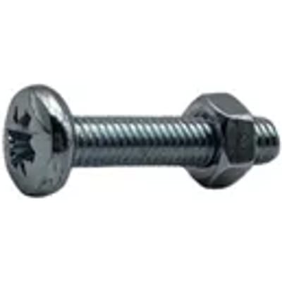 Sencys Metaalschroef+moer Ck M5x30mm Gegalvaniseerd Per 15