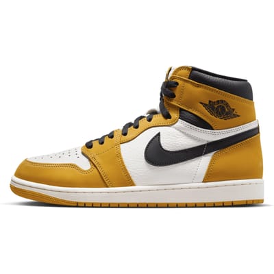 Nike Air Jordan 1 Retro High OG gele hoge sneakers