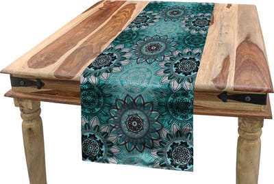 New Bed Mandala Hippie oosterse lente Accent Rechthoekige Tafelrunner, 40cm x 180cm