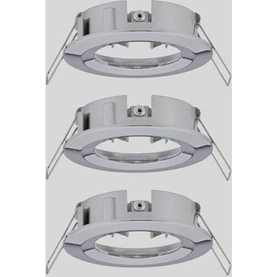 Inbouwlamp Choose Basisset star IP44 rond 78 mm max. 3x10W 230V dimbaar Chroom