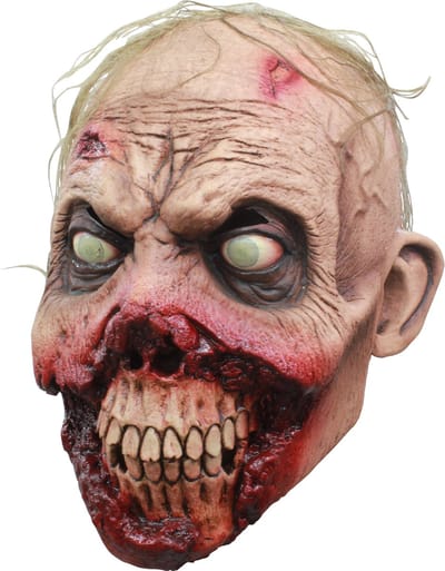 Partychimp Masker Zombie Masker Carnaval Halloween Masker Halloween Maskers Volwassenen voor bij Halloween Kostuum Volwassenen - Latex