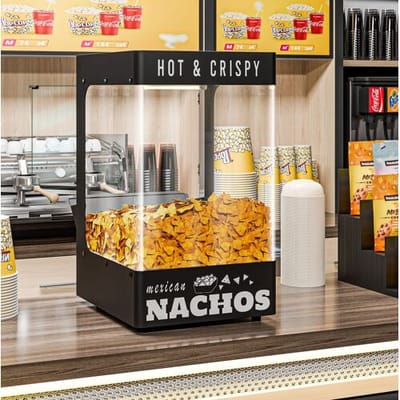 GGM Gastro Nachowärmer / Chipswärmer - 305 Watt - Schwarz