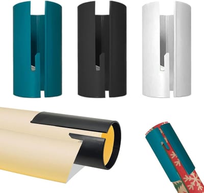 3 STKS Inpakpapier Cutter - Gift Wrapping Papier Cutter - Schuifpapier Snijder - Roll Cutter voor Kerstmis - Vakantie - DIY Gift Accessoires