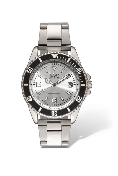 Horloge MW Sports Metal Black Silver