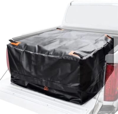 KZQ Waterdichte 420D Dakbagage - Geschikt Voor Elk Voertuig Met Of Zonder Dwarsdragers - Incl Antislipmat En 4 Deurhaken - 132x97x46cm - Zwart