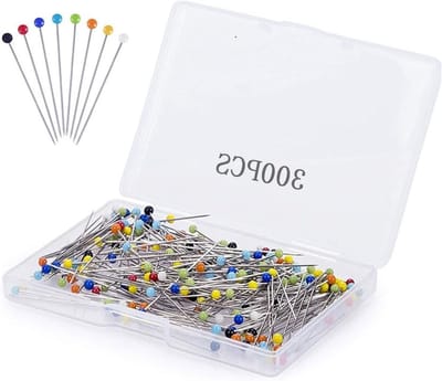 Spelden met Kop - Glazen Spelden - Handwerk Naaien - Roestvrij Staal - 38 mm 300 Stuks - Gekleurd