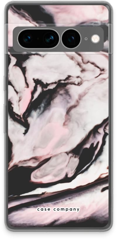 Case Company® - Hoesje geschikt voor Google Pixel 7 Pro hoesje - Roze stroom - Soft Cover Telefoonhoesje - Bescherming aan alle Kanten en Schermrand