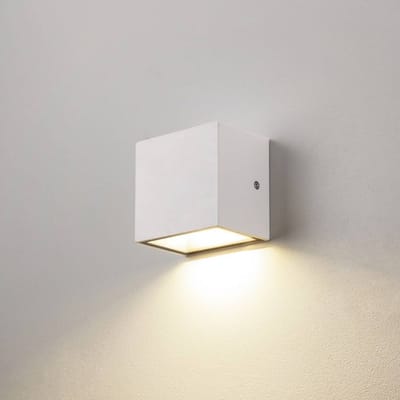 SLV Sitra Enkele LED buiten wandlamp, wit