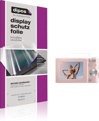 dipos – 4x Beschermfolie geschikt voor VIHBRAI ZJJ-XJ-01 | Krasbestendige & heldere Screenprotector Ultra-Thin
