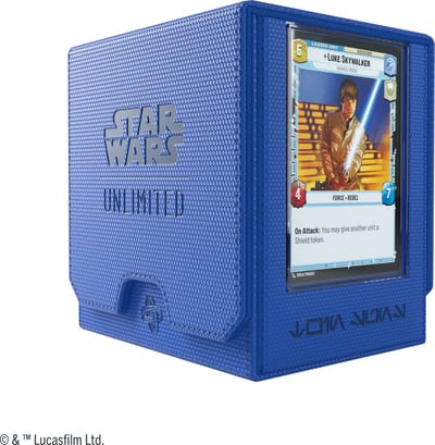 Star Wars Unlimited Twin Suns Deck Pod Blauw - Deckbox - Tokenbox - voor Star Wars Unlimited - Gamegenic