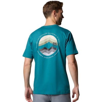 Columbia Heren Kettle River Outdoor T-Shirt (Groen)