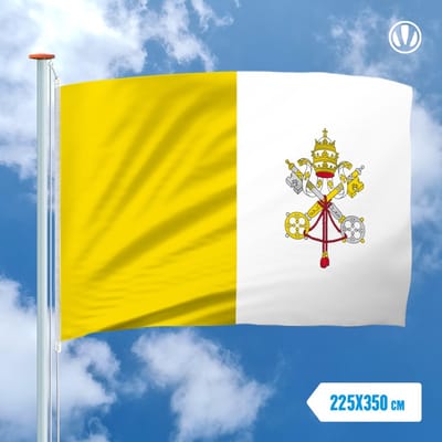 Vlag Vaticaanstad 225x350cm