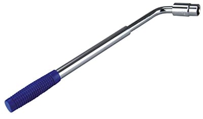 Telescopische Wielmoersleutel met Antislip Handgreep - Uittrekbaar tot 53 cm, Inclusief 17 mm & 19 mm Wisseldopsleutel